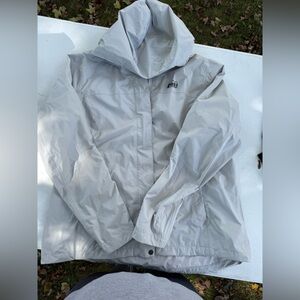 REI Co-op Light Gray Outdoor Jacket